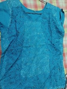 Teal Color Top