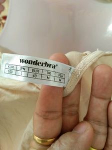 Cream Panties with Lace Trim