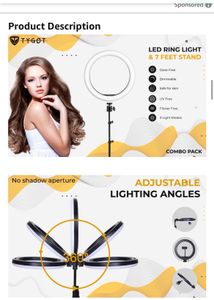 Tygot LED RingLight with Tripod Stand (Almost New)