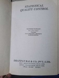 Statistical Quality Control
