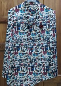 New Ethnic Jodhpuri Print Jacket