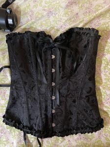 Black Ethnic Corset Top