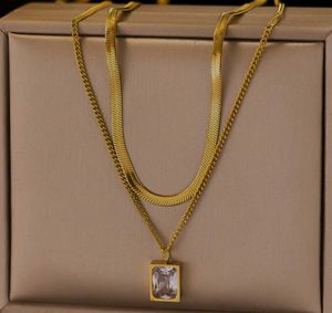 Crystal Layered Chain (anti Tarnish)