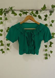 Ruffled Bolero Shrug