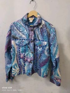Sequin Embellished Jacket