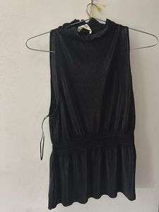 Sleeveless Black Top