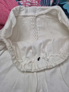 White Aline Skirt Stylish