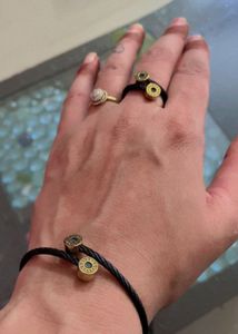 Pearl Accent Bracelet &amp; Ring