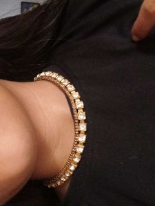 Gold &amp; Crystal Embellished Choker