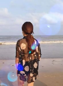 Net outerwear, beachwear