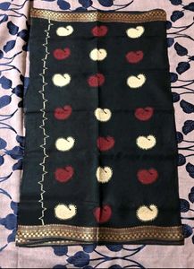 Black Cotton Saree