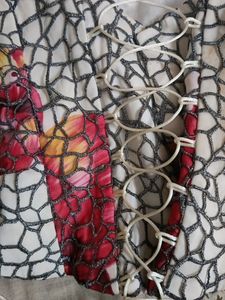Colourful Silk Corset