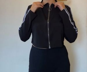 Black Zipper Top