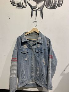Ripped Denim Jacket