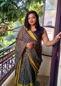 Elegant Striped Saree