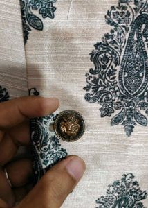Beige Indo Western