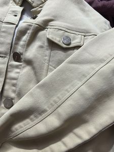 Beige Denim Jacket