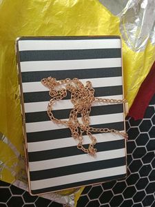 Black &amp; White Clutch/Sling Bag