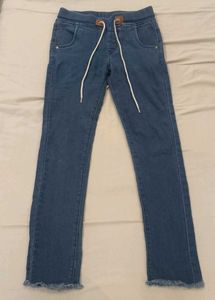 Girls' Denim-Look Jeggings