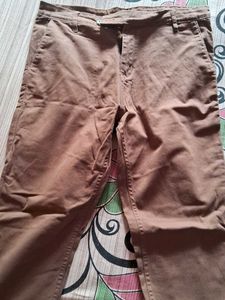 Brown Casual Pants
