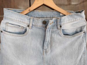 Zudio Ankle Length Blue Jeans For Men