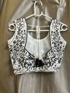 Black White Lehenga Set
