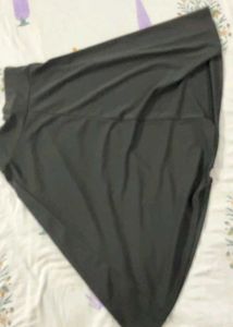 Black Skirt with Bow Detail