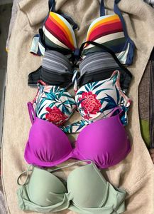 Combo Of 5 Branded Bras For Women