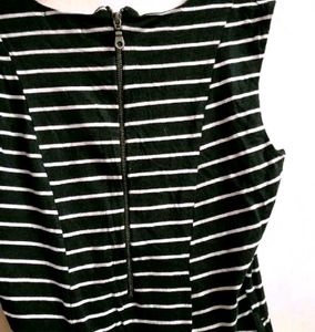 Striped Sleeveless Dress