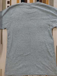 Gray Graphic Print T-Shirt