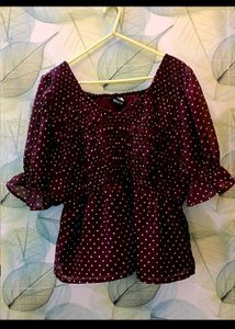 Polka Dot Blouse
