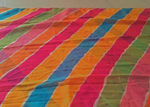 Colorful Striped Anarkali