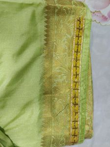 Light Green Saree(Buy 1 Get One)