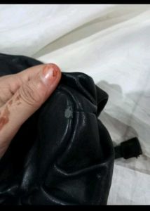 Black Cloud Sling Bag w/ Chain