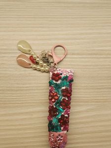 Glamarized Vaseline Lipbalm Charm Keychain