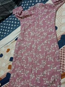 Collar Neck Popcorn Kurti Small Size