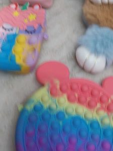 Furry Bag And Poppet For Girls Kids