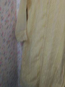 Pure Chiffon Embroidery Kurti Full Length Long Sleeve