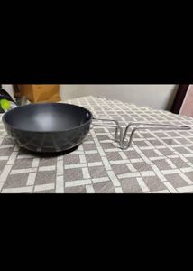 NEW HARD ANODIZED TADKA PAN (size 7)