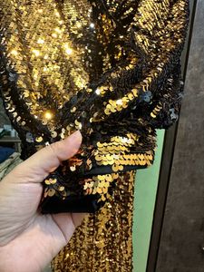 Selected Sequins Wrap Party Dress