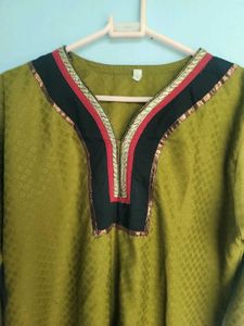 Elegant Olive Green Kurta