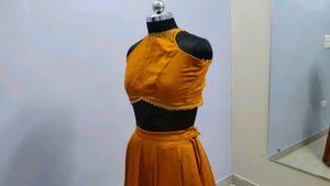 Mustard Colour Designer Boutique Piece For Haldi