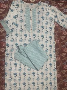 Floral Print Kurta Set