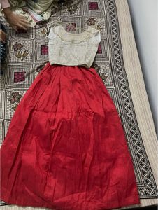 Lehenga Choli With Crop Top