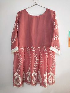 Floral Embroidered Kurti