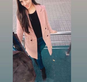 Elegant light  Pink Coat