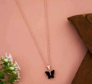 BLACK BUTTERFLY 🦋 NECKLACE