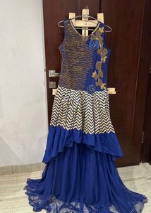 Vibrant Royal Blue Ethnic Gown