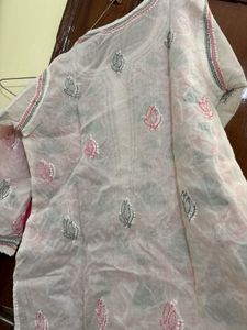 Elegant Chicken Kari Kurta Set