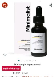 Minimalist Alpha Arbutin Face Serum